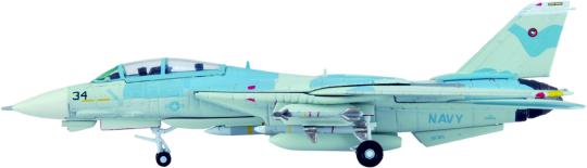 Hogan Wings 1:200 F-14A, US Navy Naval Fighter Weapon S 